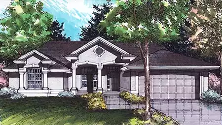 image of contemporary house plan 6541